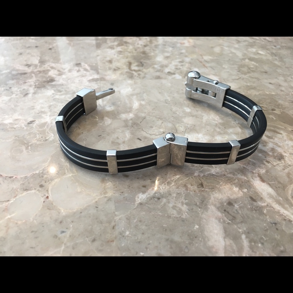 Edforce stainless steel men’s bracelet